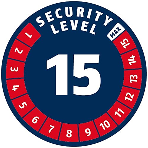 Folding Anti-theft Device Abus Bordo Granit 6500K/90 BK SH