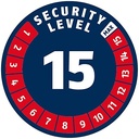 Folding Anti-theft Device Abus Bordo Granit 6500K/90 BK SH